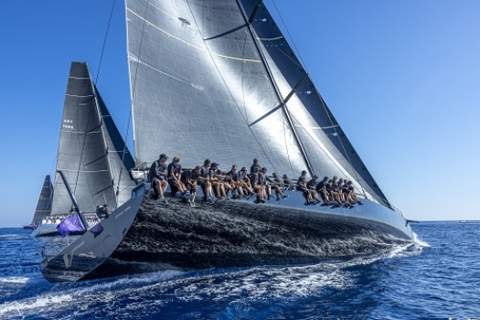 North Star to the fore as Les Voiles de Saint-Tropez’s maxi fleet goes coastal